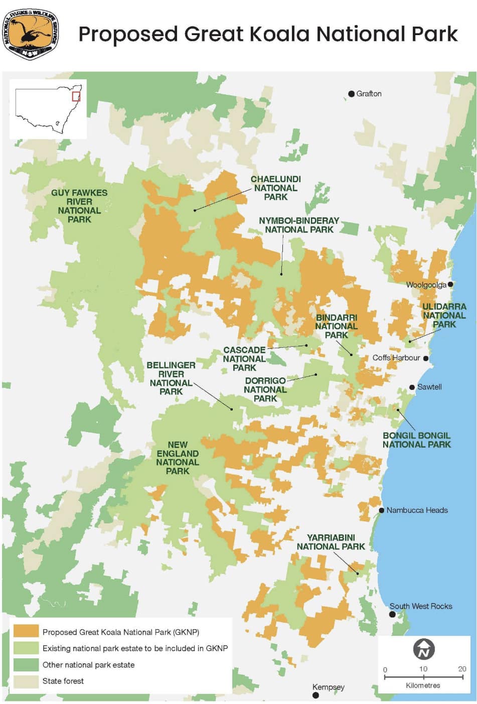 Proposed GKNP NSW NPWS