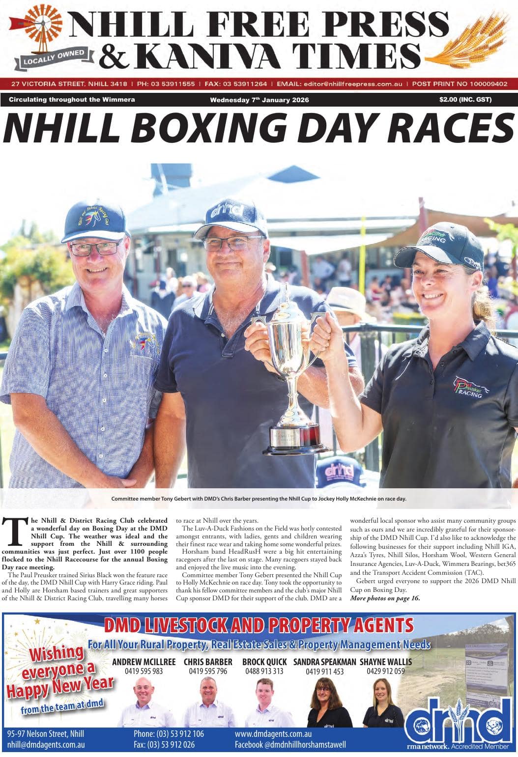 Nhill Free Press & Kaniva Times 7 January 2026