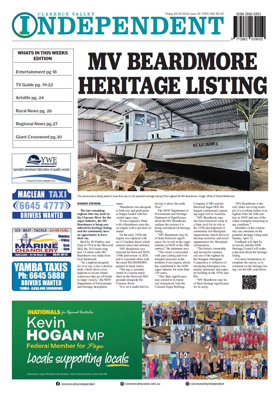 Clarence Valley Independent 20 February 2026