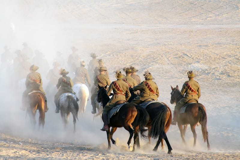 Recreation of ALH charge at Beersheba