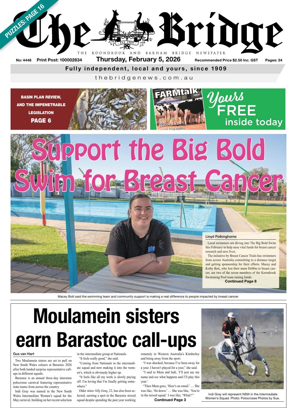 The Koondrook and Barham Bridge Newspaper 5 February 2026