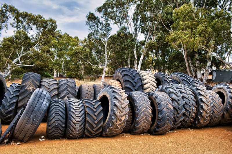 waste tyres