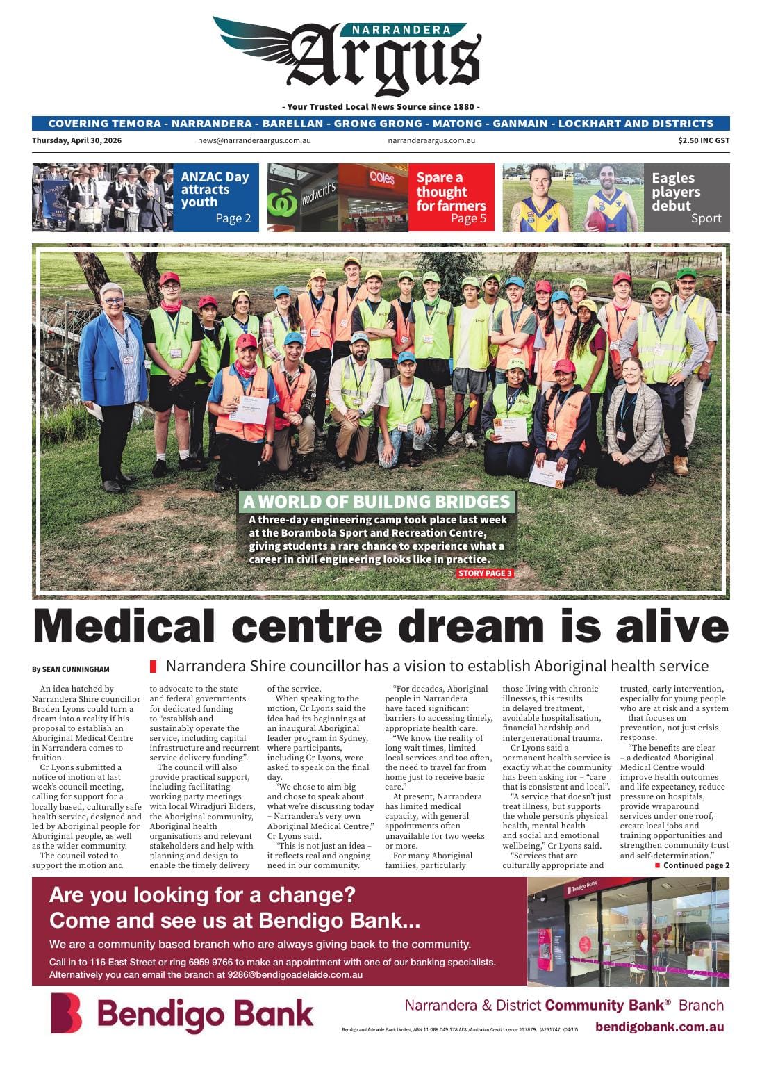 Narrandera Argus 30 April 2026