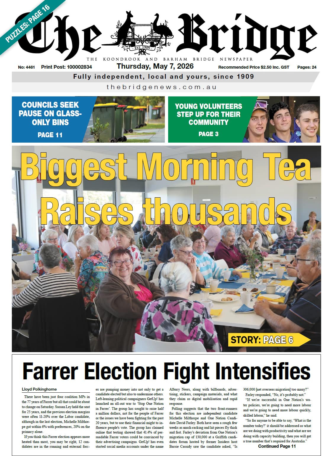 The Koondrook and Barham Bridge Newspaper 7 May 2026
