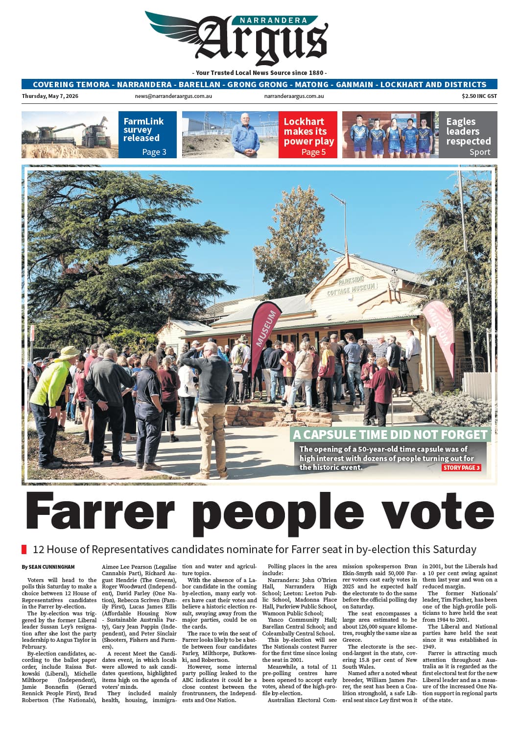 Narrandera Argus 7 May 2027