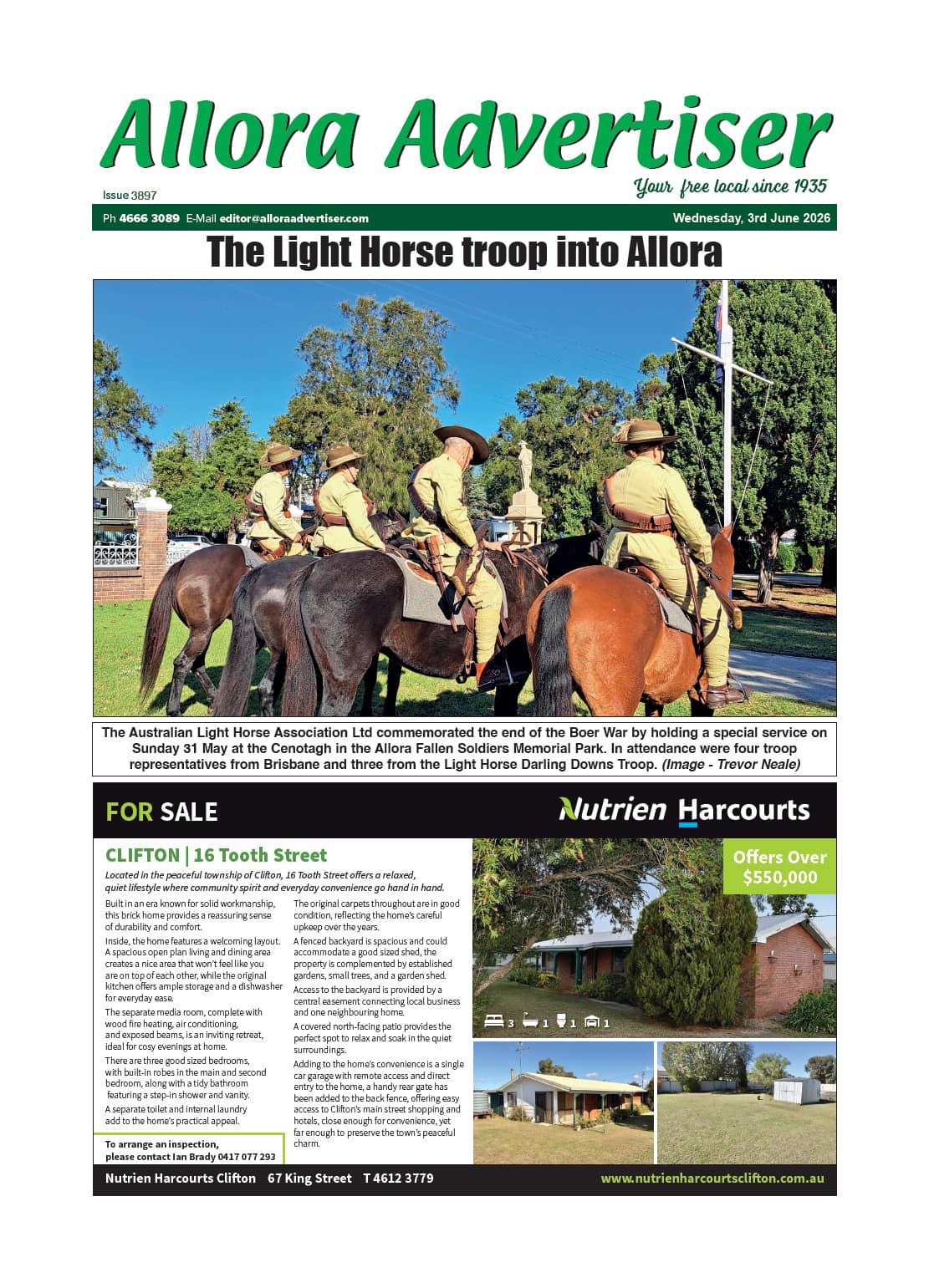 Allora Advertiser 3 June 2026