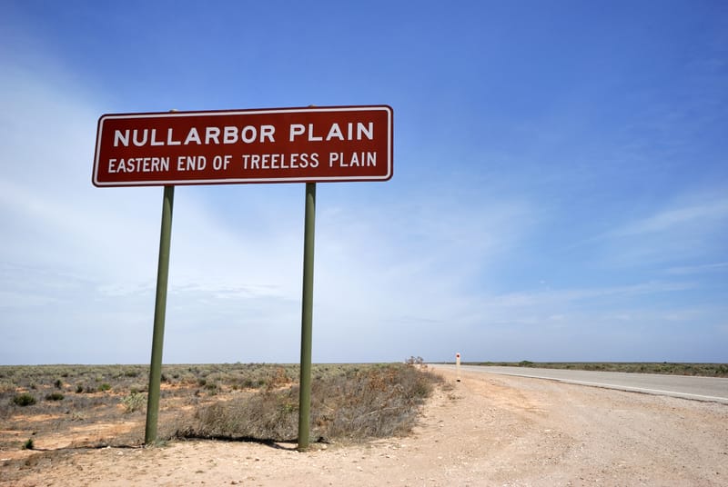 Nullarbor Plain sign