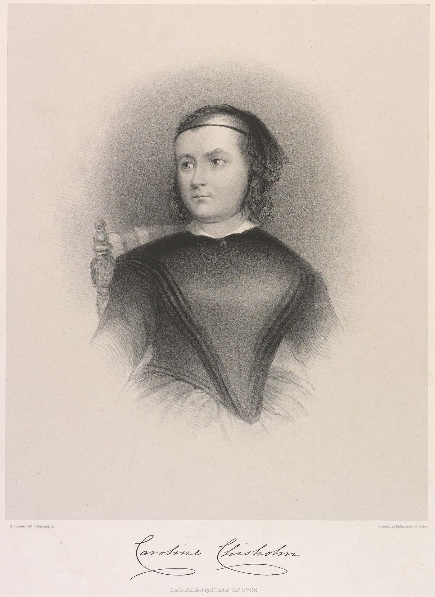 Caroline Chisholm - Courtesy of National Library of Australia