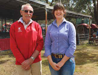 Jess Ellis was the sheep judge at Sunday’s show